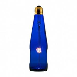 LED-Glühbirne Bierflasche Blau 3.5W 40Lm E27 3600K Dimmbar