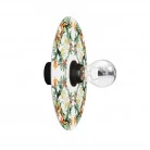 Wand- oder Deckenleuchte mit Lampenschirm mit Majolika-Muster - Waterproof IP44