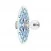Wand- oder Deckenleuchte mit Lampenschirm mit Majolika-Muster - Waterproof IP44