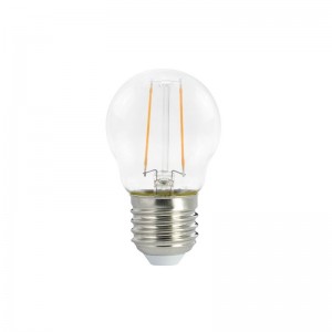 Dekorative G45 Miniglobe LED-Glühbirne clear 1.4W 136Lm E27 2700K
