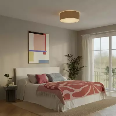 Fermaluce für Lampenschirme EIVA ELEGANT mit L-förmiger Verlängerung, Lampenbaldachin und wasserdichter IP65- Lampenfassung