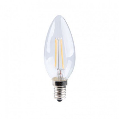 Filament LED-Glühbirne Olive, Klar 6W 806Lm E14 2700K