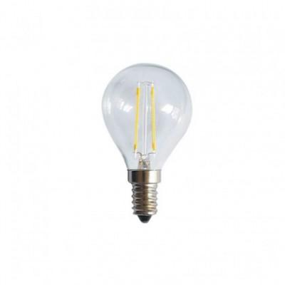 Kugelförmige Filament LED-Glühbirne, Klar 6.5W 806Lm E14 2700K