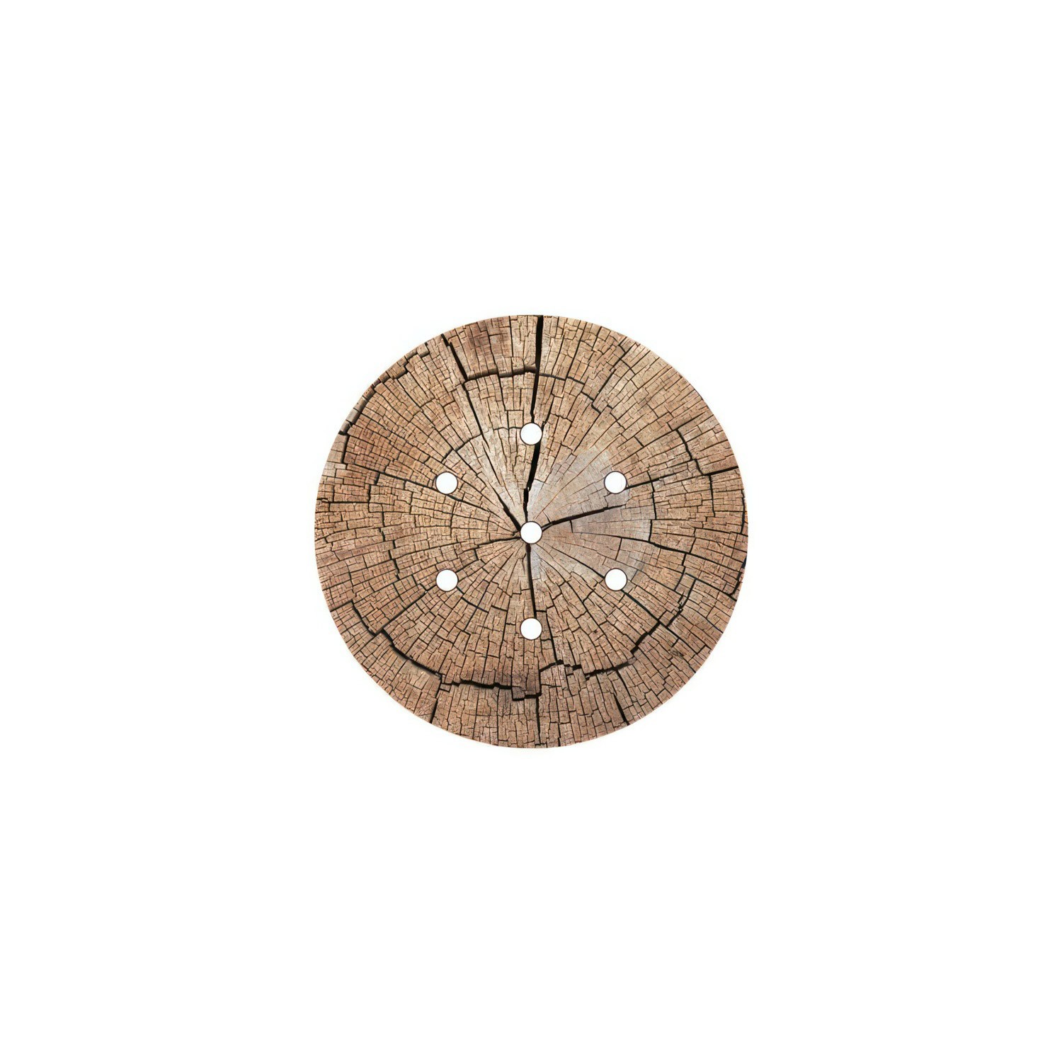 Rundes 7-Loch und 4 Seitenlöchern Lampenbaldachin, Rose-One-Abdeckung, 200 mm Durchmesser- PROMO