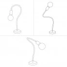 Table Flex, gelenkige Tischleuchte mit diffusem Licht