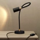 Table Flex GU1d0, gelenkige Tischleuchte mit Mini LED Strahler