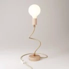 Gelenkige Tischleuchte aus Holz mit diffusem Licht - Table Flex Wood
