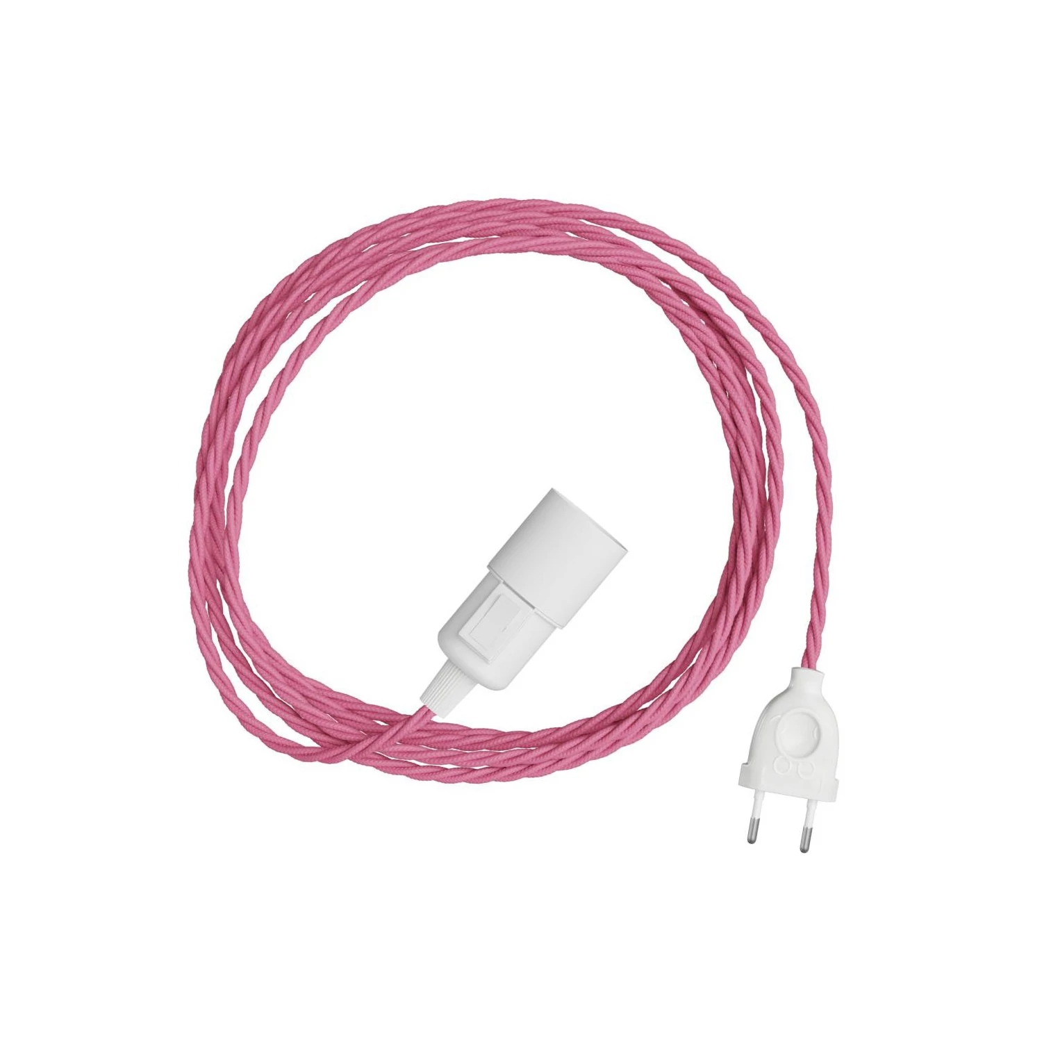 Snake Twisted - Plug-in Leuchte mit geflochtenem Textilkabel - TM08