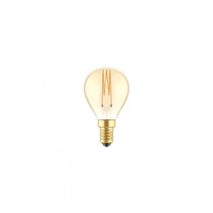 LED Glühbirne Golden Carbon Line Cage Filament Mini Globe G45 3,4W 300Lm E14 2700K Dimmbar - C52