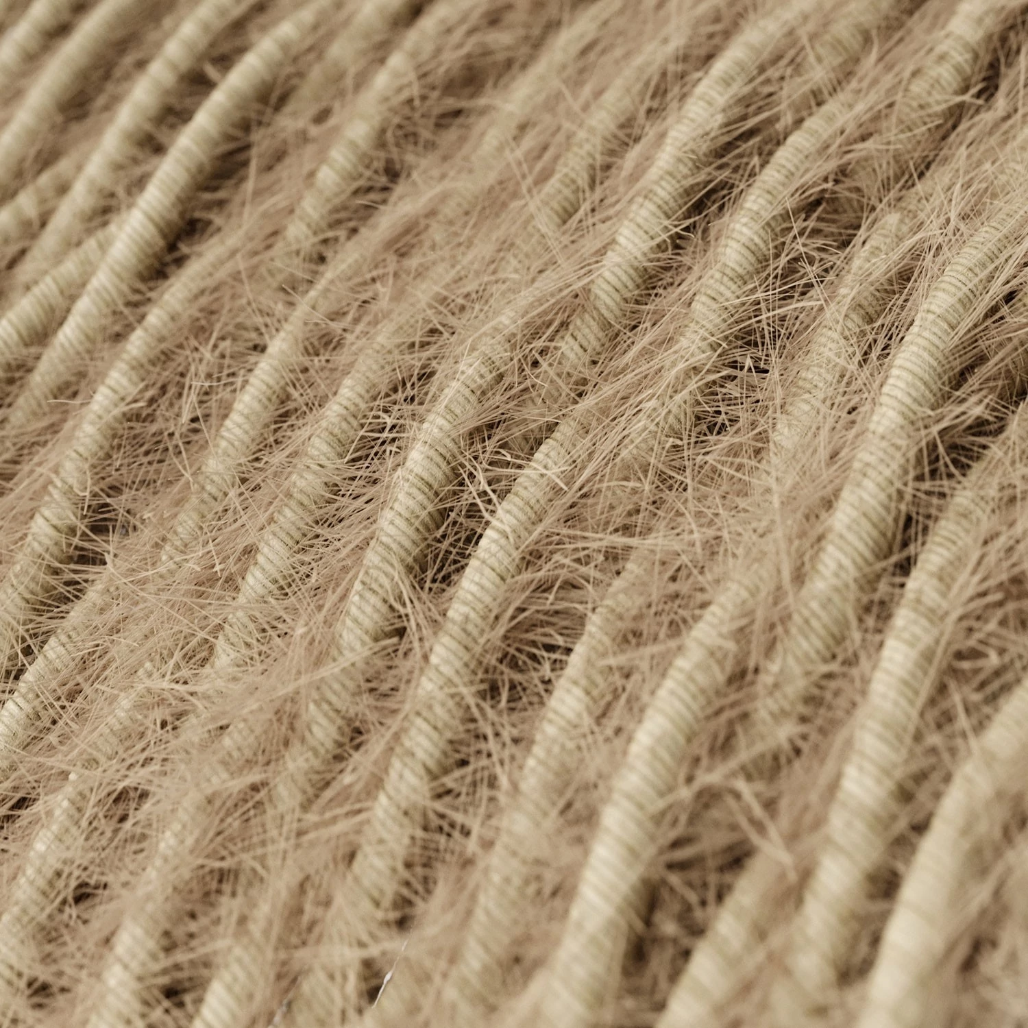 Hängelampe mit Honolulu-Raffia-Schirm für Schienen