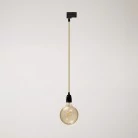Vintage-Pendelleuchte mit Porzellanoberfläche für Schienen