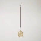 Vintage-Pendelleuchte mit Porzellanoberfläche für Schienen