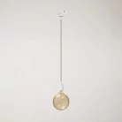Klassische Pendelleuchte mit Porzellanoberfläche für Schienen