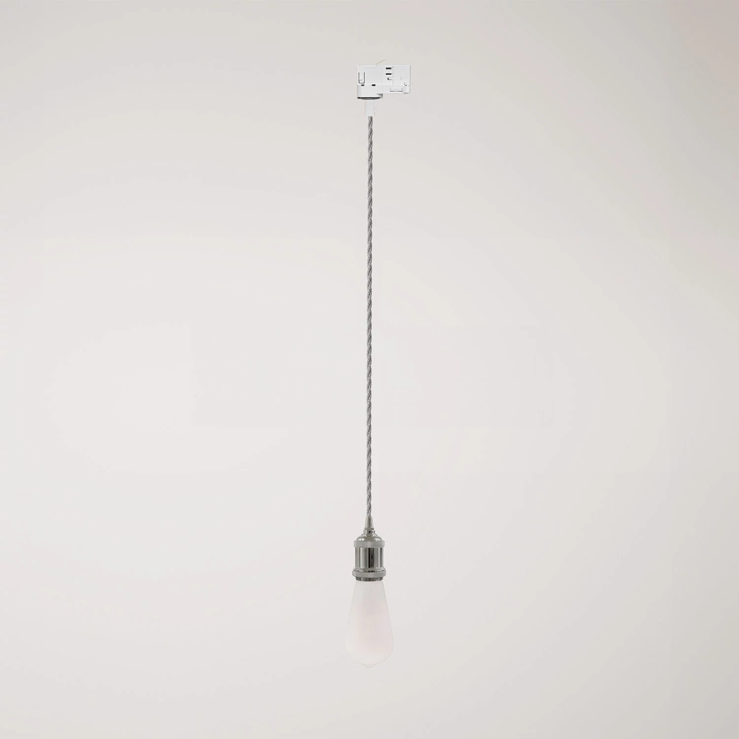 Vintage-Pendelleuchte mit geflochtenem Kabel