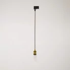 Vintage-Pendelleuchte mit geflochtenem Kabel