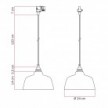 LED Glühbirne mit Porzellan-Effekt CRI 95 A60 7W 640Lm E27 2700K Dimmbar - P06