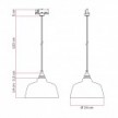 LED Glühbirne mit Porzellan-Effekt CRI 95 A60 7W 640Lm E27 2700K Dimmbar - P06