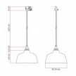 LED Glühbirne mit Porzellan-Effekt CRI 95 A60 7W 640Lm E27 2700K Dimmbar - P06