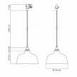 LED Glühbirne mit Porzellan-Effekt CRI 95 A60 7W 640Lm E27 2700K Dimmbar - P06