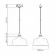 LED Glühbirne mit Porzellan-Effekt CRI 95 A60 7W 640Lm E27 2700K Dimmbar - P06