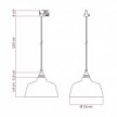 LED Glühbirne mit Porzellan-Effekt CRI 95 A60 7W 640Lm E27 2700K Dimmbar - P06