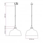 LED Glühbirne mit Porzellan-Effekt CRI 95 A60 7W 640Lm E27 2700K Dimmbar - P06