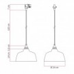 LED Glühbirne mit Porzellan-Effekt CRI 95 A60 7W 640Lm E27 2700K Dimmbar - P06