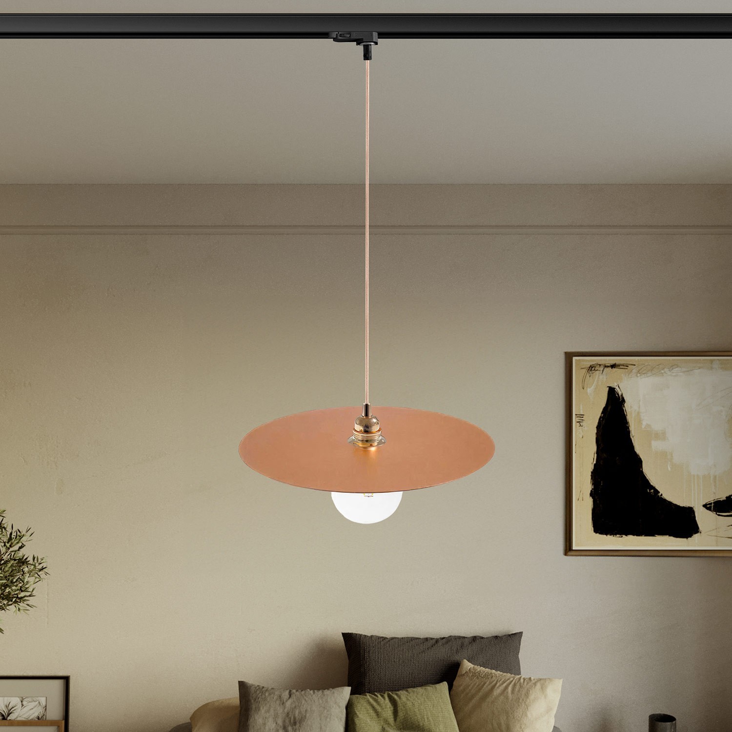 LED Glühbirne Ghost Line Recessed Cone, transparent 6W 500Lm E27 2200K dimmbar - G01