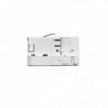 LED Glühbirne Ghost Line Recessed Donut 195x83, transparent 6W 500Lm E27 2200K dimmbar - G02