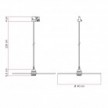 LED Glühbirne Ghost Line Recessed Cone, smoky 6W 400Lm E27 1900K dimmbar - G11