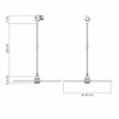 LED Glühbirne Ghost Line Recessed Cone, smoky 6W 400Lm E27 1900K dimmbar - G11