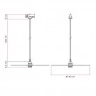 LED Glühbirne Ghost Line Recessed Cone, smoky 6W 400Lm E27 1900K dimmbar - G11