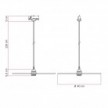 LED Glühbirne Ghost Line Recessed Cone, smoky 6W 400Lm E27 1900K dimmbar - G11