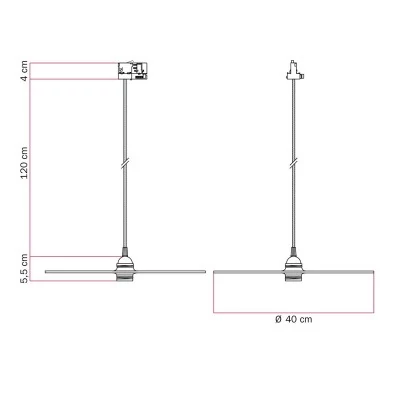 LED Glühbirne Ghost Line Recessed Donut 195x83, smoky 6W 380Lm E27 1900K dimmbar - G12