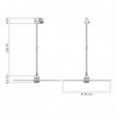 LED Glühbirne Ghost Line Recessed Donut 195x83, smoky 6W 380Lm E27 1900K dimmbar - G12