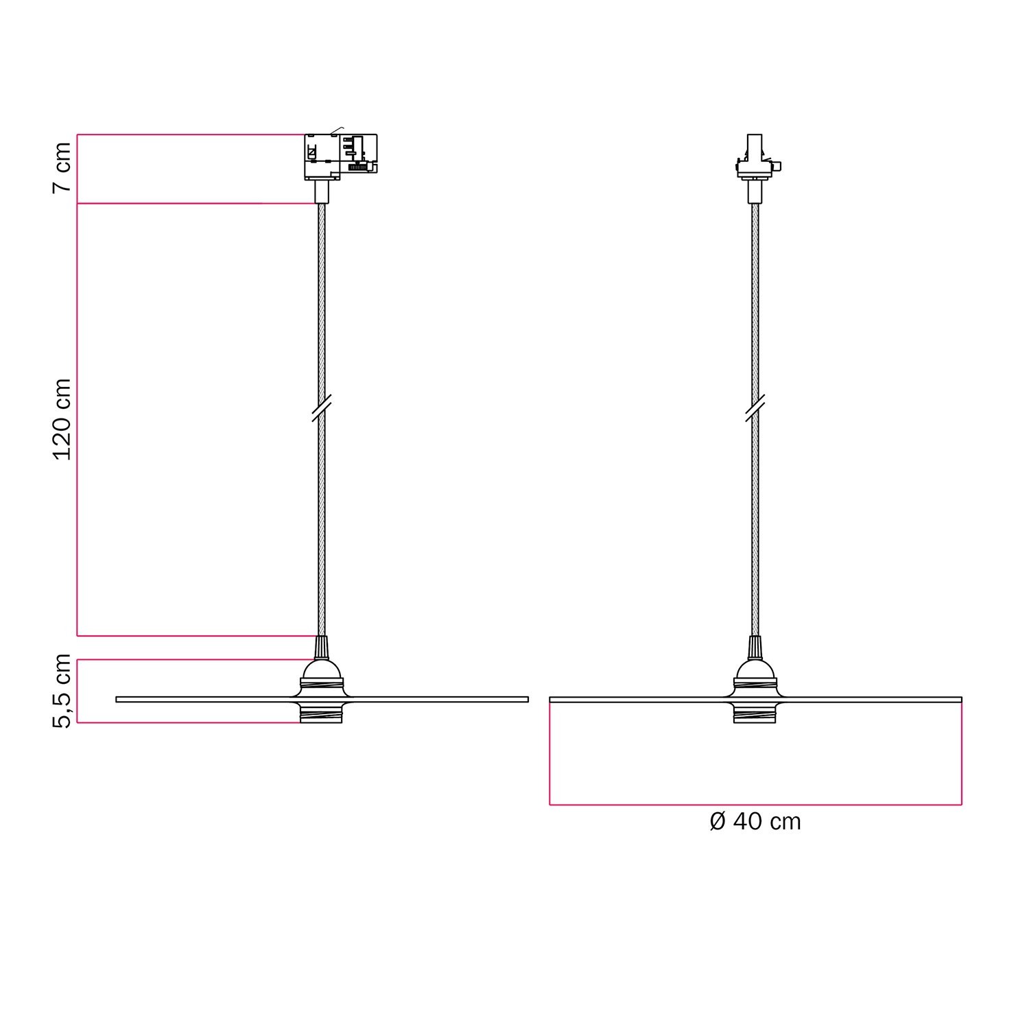 LED Glühbirne Ghost Line Recessed Donut 195x83, smoky 6W 380Lm E27 1900K dimmbar - G12