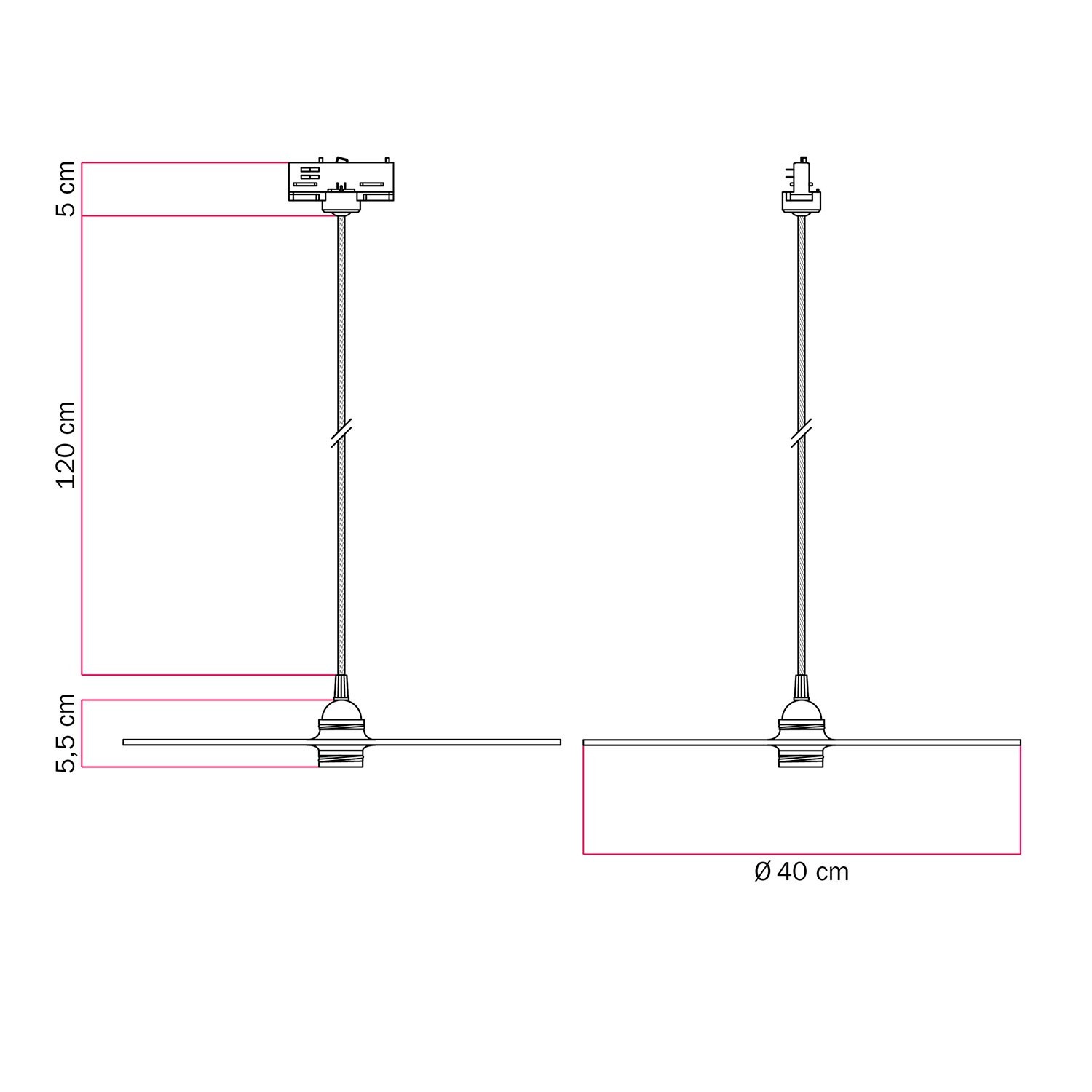LED Glühbirne Ghost Line Recessed Donut 195x83, smoky 6W 380Lm E27 1900K dimmbar - G12
