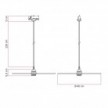 LED Glühbirne Ghost Line Recessed Donut 195x83, smoky 6W 380Lm E27 1900K dimmbar - G12