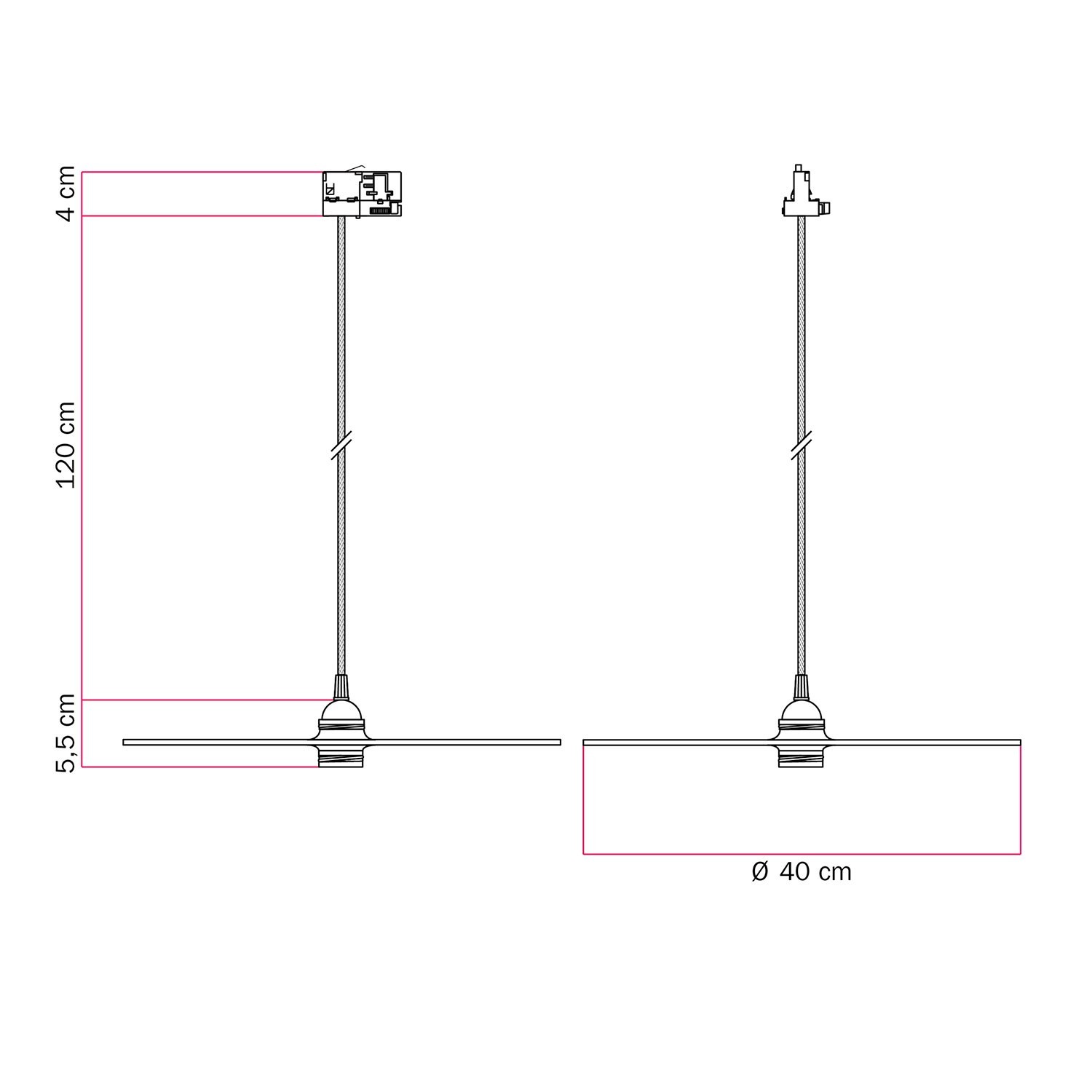 LED Glühbirne Ghost Line Recessed Donut 195x83, smoky 6W 380Lm E27 1900K dimmbar - G12