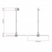 LED Glühbirne Ghost Line Recessed Donut 195x83, smoky 6W 380Lm E27 1900K dimmbar - G12