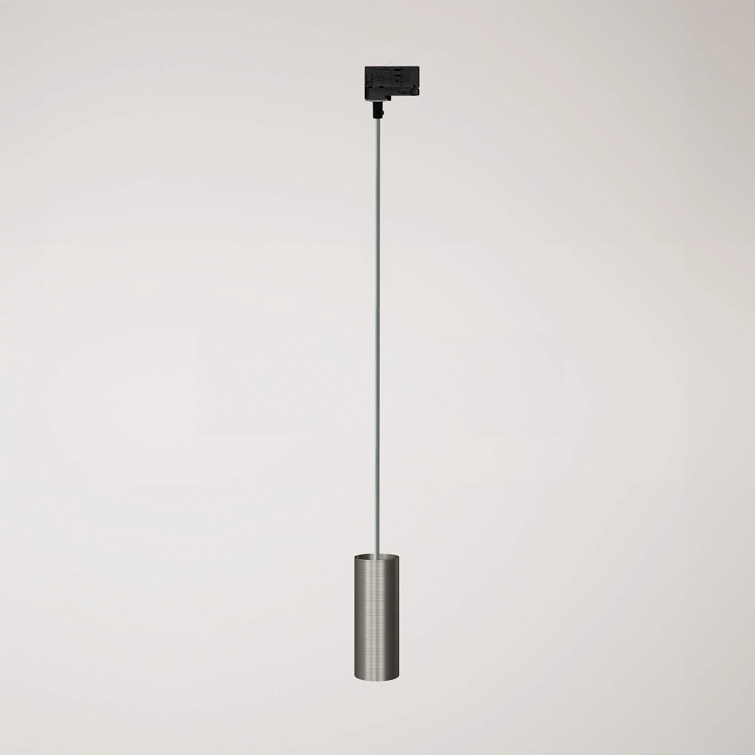 Hängelampe mit Tub-E14-Schirm für Schienen