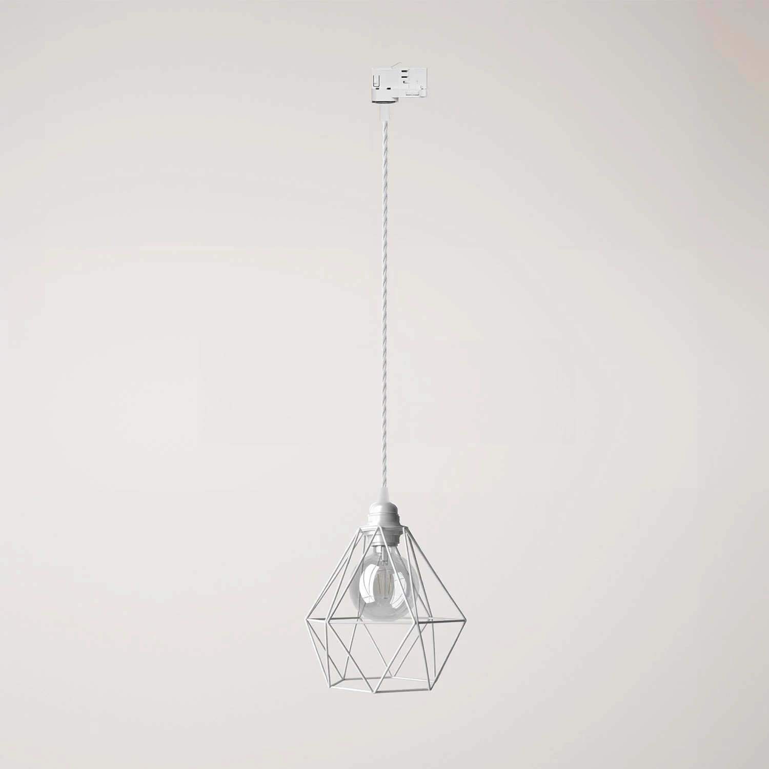 Diamond-Käfig-Pendelleuchte für Schienen
