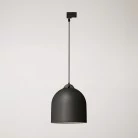 Pendelleuchte mit Campana M Keramikschirm für Schienen