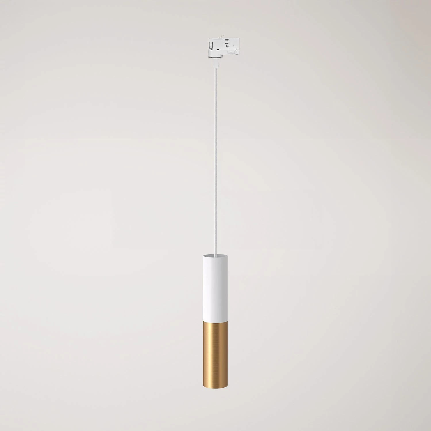 Pendelleuchte mit doppeltem Tub-E14-Schirm
