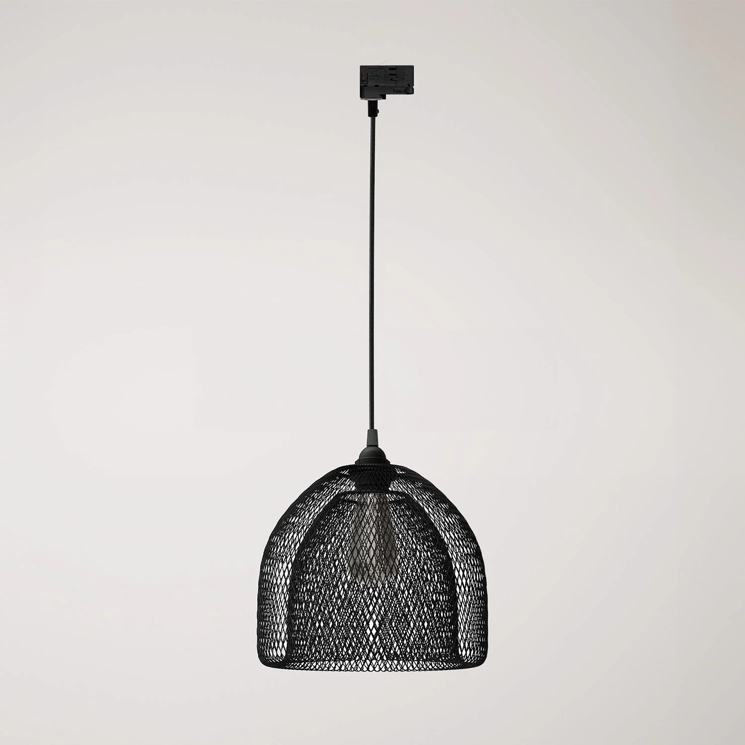 Ghostbell XL Pendelleuchte mit Käfigschirm für Schienen