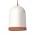 Campana XL zweifarbiger Lampenschirm aus Keramik, Kollektion Materia - Made in Italy