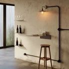 Französische Wandsteckdose und Porzellanbasis für Creative-Tubes-Kit