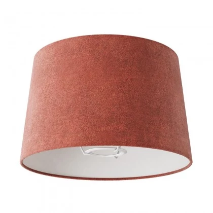 Athena Lampenschirm mit E27 Fassung für Tischleuchten - Made in Italy - Wolle orange