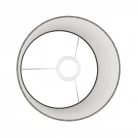 Athena Lampenschirm mit E27 Fassung für Tischleuchten - Made in Italy