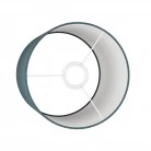 Lampenschirm Cilindro M aus Stoff mit E27 Fassung - Made in Italy